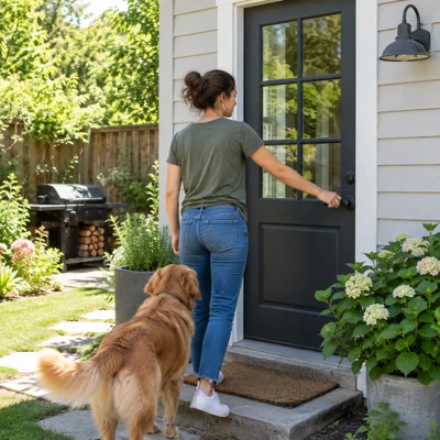 back door
