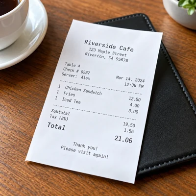 receipt